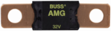 Stud-Mount Fuse 100A, 32Vdc, 1kA Interrupt Rating, Thermoplastic, .27 LB