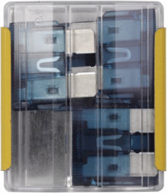 Eaton Bussmann series ATC blade fuse, 32 Vdc, 15A, 1 kAIC, Non Indicating, Blade fuse, Blue