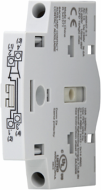 Auxiliary Contact 240V, 10A, Length 2.62 Inch, Width 0.35 Inch, Height 2.42 Inch