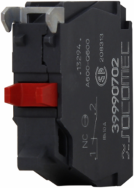 Auxiliary Contact 10A, 600V, NC Type, 1.27 Inch Length, 1.1 Inch Height