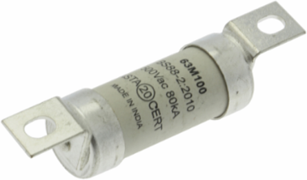 Low Voltage Fuse 100A 500V 80KA 21 x 87 mm for Industrial Applications