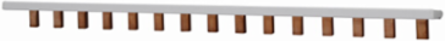 Modular Comb Bus Bar, 15 Pins, 100 A, Class J, 1000 Vdc