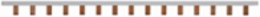 Modular Comb Bus Bar, 15 Pins, 100 A, Class J, 1000 Vdc