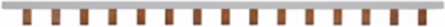 Modular Comb Bus Bar 100 A, 57 Pins, 1000 Vdc, Class J