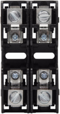 Modular Fuse Block, Two-Pole, 2 Inch Height, 2 Inch Depth, 1 Inch Width