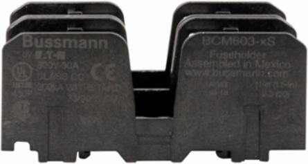 Modular Fuse Block, 2.875 Inch Length, 1.438 Inch Width, Two-Pole