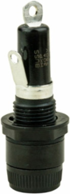 Fuse Holder, 0.25 Inch Length, Non Indicating, Bulk 100 Quantity