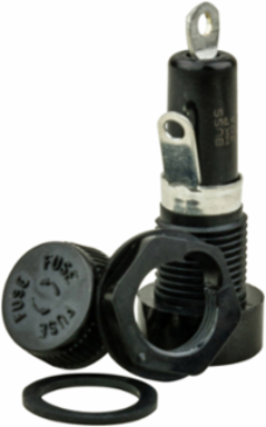 Fuse Holder 0.25 Inch, Non Indicating, Bulk 100