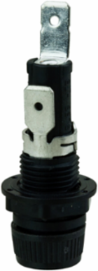 Panel Mounted Fuse Holder 250V 16A Thermoplastic 1.181 Inch Height