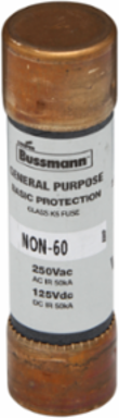 General Purpose Fuse 60A 250 Vac, 125 Vdc 3 Inch Non Current-limiting