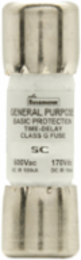 General Purpose Fuse, 1.5A, 600 Vac/170 Vdc, Class G, Fast Acting