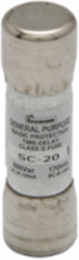 General Purpose Fuse 20A, 0.41 Inch Diameter, Current-limiting, Time Delay