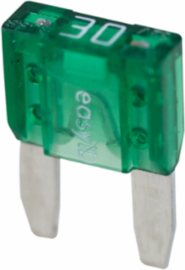 Blade Fuse 30A Fast Acting 1 kAIC 32 Vdc Automotive Application