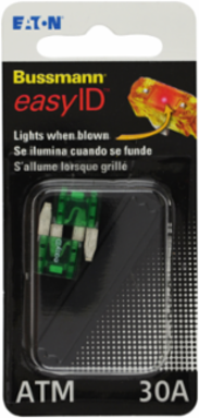 Blade Fuse 30A Fast Acting 1 kAIC 32 Vdc Automotive Application