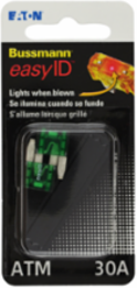 Blade Fuse 30A Fast Acting 1 kAIC 32 Vdc Automotive Application