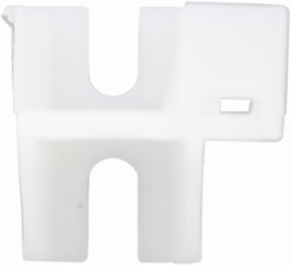 End Mounting Adapter for C-Rail Feedthrough, 0.001 Inch Dimensions, 0.5 LB Weight