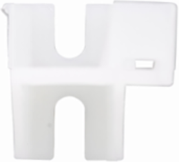 End Mounting Adapter for C-Rail Feedthrough, 0.001 Inch Dimensions, 0.5 LB Weight