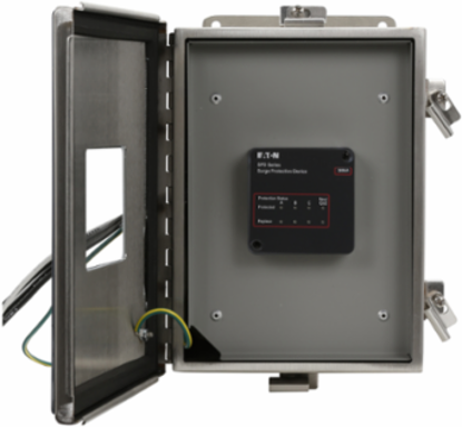 Surge Protective Device, 300KA, NEMA 4X Enclosure, 10 Inch Width, 14 Inch Length, 18 LB Weight