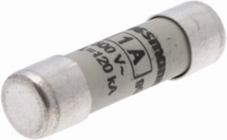 Low Voltage Cylindrical Fuse 500V 1A 10 x 38 mm Ceramic Body gL/gG