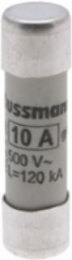 Low Voltage Cylindrical Fuse 500V 10A 120 kAIC Ceramic Body Ferrule End