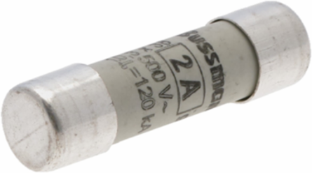 Low Voltage Cylindrical Fuse, 500V, 2A, 10 x 38 mm, 120 kAIC