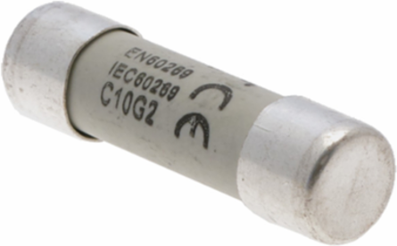 Low Voltage Cylindrical Fuse, 500V, 2A, 10 x 38 mm, 120 kAIC