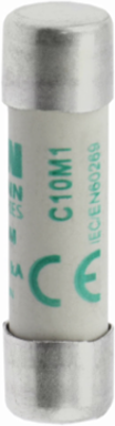 Low Voltage Fuse 10 x 38 mm, 500V AC, 1A, 120 kA Breaking Capacity, Class aM