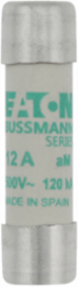 Cylindrical Fuse 10 x 38 mm, 12 A, 500 V AC, 120 kA Breaking Capacity, Class aM