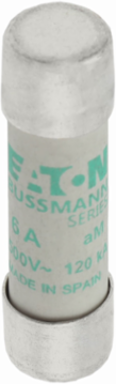 Low Voltage Cylindrical Fuse 10 x 38 mm, 6 A, 500 V, 120 kA Breaking Capacity