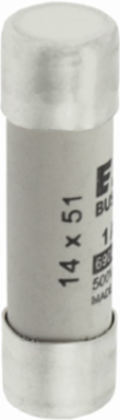 Cylindrical Fuse 14 x 51 mm, 1 A, 690 V AC, 80 kA Breaking Capacity