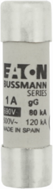 Cylindrical Fuse 14 x 51 mm, 1 A, 690 V AC, 80 kA Breaking Capacity
