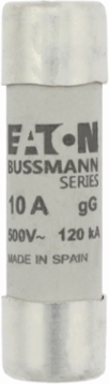 Low Voltage 14 x 51 mm Cylindrical Fuse, 10 Amps, 500 Volts AC, 120 kA Breaking