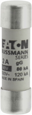 Low Voltage 14 x 51 mm Cylindrical Fuse, 690 V AC, 2 A, 80 kA Breaking Capacity, Class gG/gL