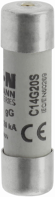 Low Voltage 14 x 51 mm Cylindrical Fuse, 20 Amps, 500 Volts AC, 120 kA Breaking Capacity