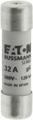 Low Voltage Cylindrical Fuse 14 x 51 mm, 500V AC, 32A, 120 kA Breaking Capacity