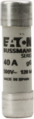 Low Voltage Cylindrical Fuse, 500V, 40A, 14 x 51 mm, Class C gL/gG