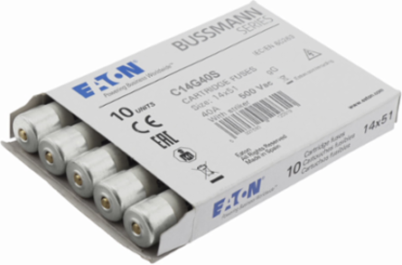 14 x 51 mm Cylindrical Fuse, 500V AC, 40A, 120 kA Breaking Capacity, Striker