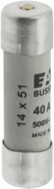 14 x 51 mm Cylindrical Fuse, 500V AC, 40A, 120 kA Breaking Capacity, Striker