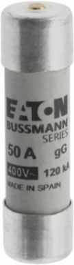 Low Voltage Fuse 14 x 51 mm, 400 V, 50 A, 120 kA Breaking Capacity, Class gG/gL