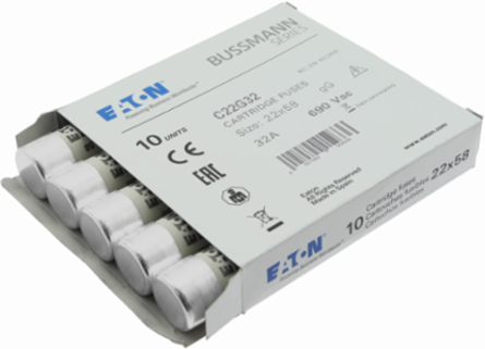 Cylindrical Fuse 22 x 58 mm 690 Volt AC 32 Amp 80 kA Breaking Capacity
