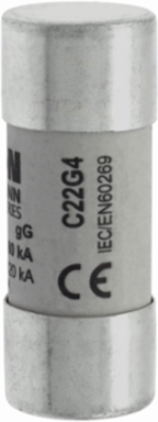 Low Voltage Cylindrical Fuse 22 x 58 mm, 4 Amps, 690 Volts AC, 80 kA Breaking Capacity