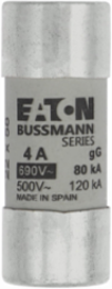 Low Voltage Cylindrical Fuse 22 x 58 mm, 4 Amps, 690 Volts AC, 80 kA Breaking Capacity