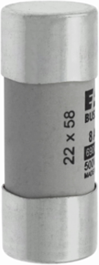 Cylindrical Fuse 22 x 58 mm, 690V AC, 8A, 80 kA Breaking Capacity, gL/gG Class