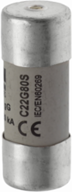 Low Voltage Fuse 22 x 58 mm, 80 Amps, 500 Volts AC, 120 kA Breaking Capacity