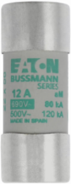 Cylindrical Fuse 22 x 58 mm, 690 V AC, 12 A, 80 kA Breaking Capacity, Class aM
