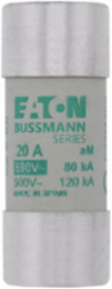 Cylindrical Fuse 22 x 58 mm, 20 Amps, 690 Volts AC, 80 kA Breaking Capacity, Striker