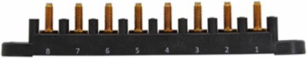Stud Type Junction Block 4.5 Inch Length, 1.2 Inch Height, 120 C Operating Temperature