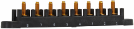 Stud Type Junction Block 4.5 Inch Length, 1.2 Inch Height, 120 C Operating Temperature