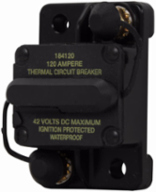 Automotive Circuit Breaker 100A, Waterproof, 3.1 Inch x 3.6 Inch, Type I