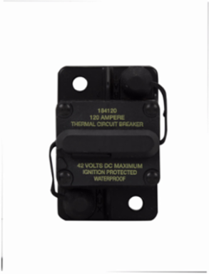Automotive Circuit Breaker 48V DC, 80A, 3 kAIC, Waterproof, Type III